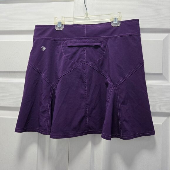 Athleta All Terrain Purple Pleated Skirt Size 4 - Picture 2 of 4